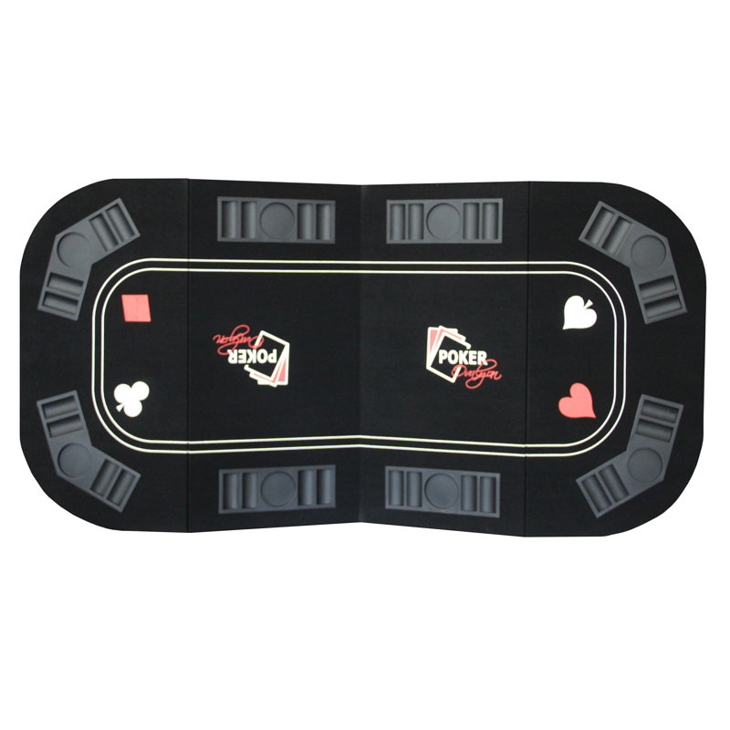 GameRoomDepot 66" L Rectangular Folding Poker Table Wayfair.ca